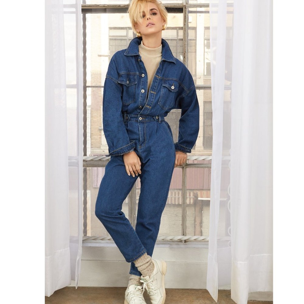 Akiko Denim Jumpsuit